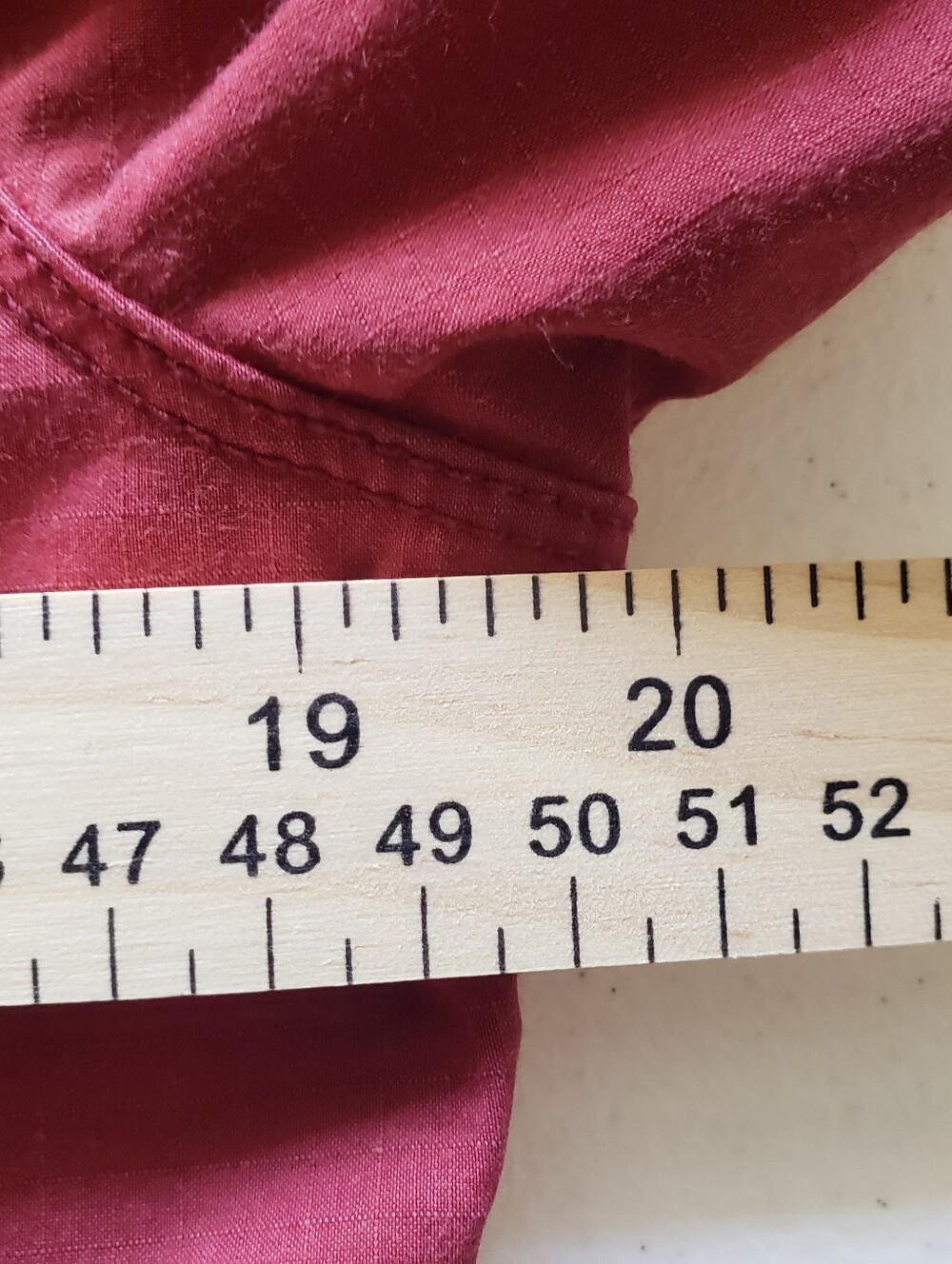 Title Nine Women Medium Long Sleeve Pullover Tunic Dress Medium Burgundy Pockets - Picture 12 of 16